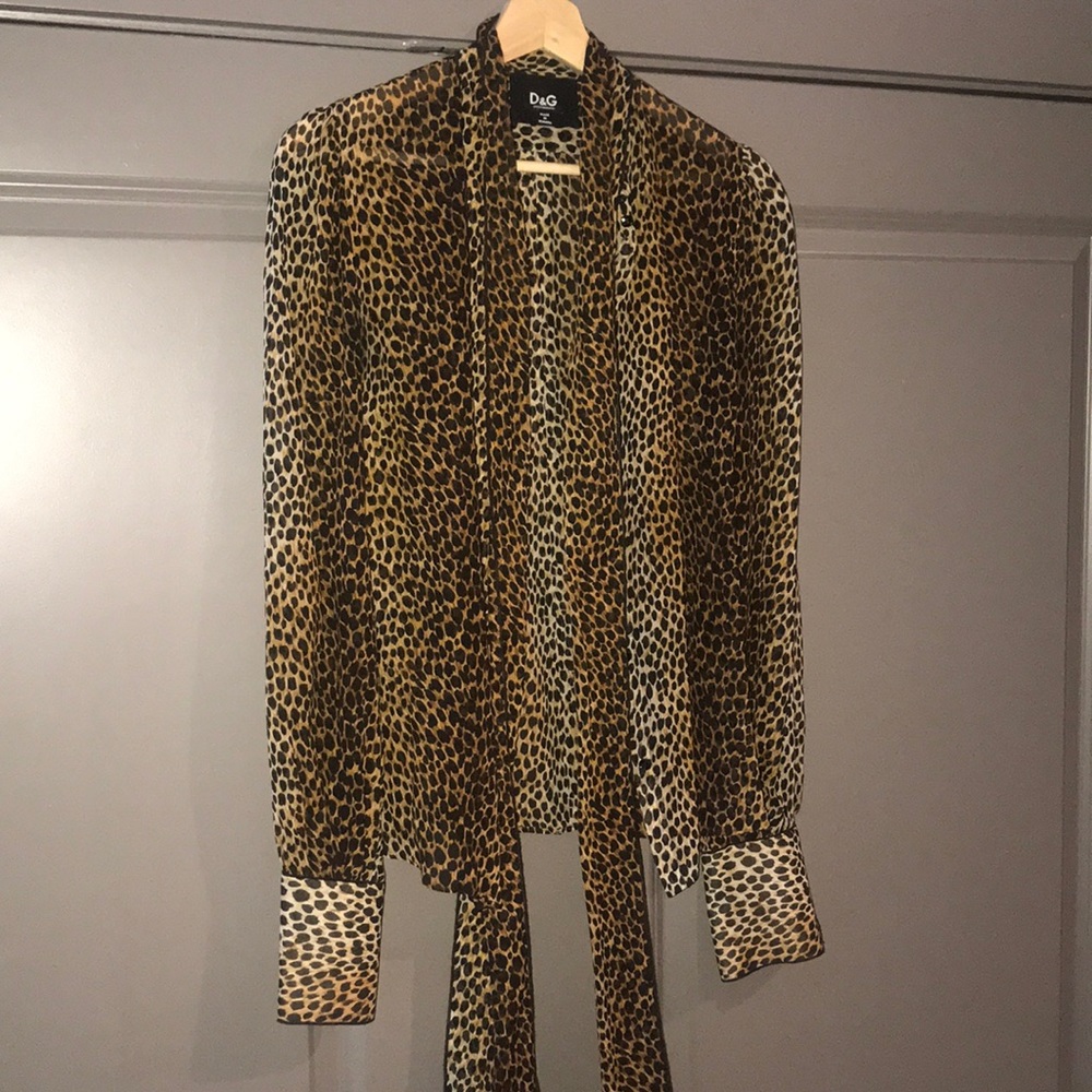Leopard Print Dolce Blouse